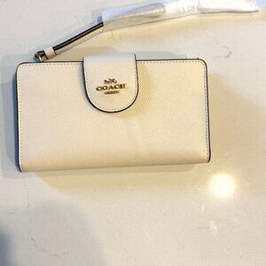 Phone Wallet in gold/chalk